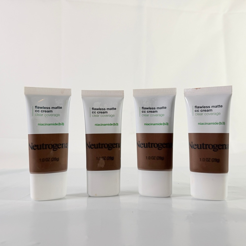 Neutrogena Clear Coverage CC Cream Truffle 9.5 Flawless Matte Lot of 4 New